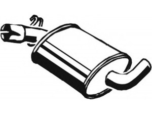 ASMET 03.026 vidurinis duslintuvas 
 Išmetimo sistema -> Duslintuvas
165253409AD, 191 253 409 AS, 191 253 409 AT