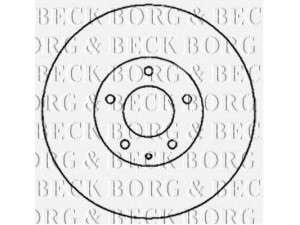 BORG & BECK BBD5181 stabdžių diskas 
 Dviratė transporto priemonės -> Stabdžių sistema -> Stabdžių diskai / priedai
F15126251, F15126251A, F15226251