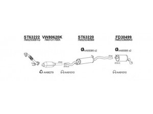VENEPORTE 800374 išmetimo sistema 
 Išmetimo sistema -> Išmetimo sistema, visa