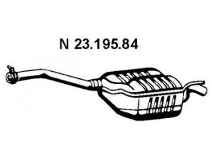 EBERSPÄCHER 23.195.84 galinis duslintuvas 
 Išmetimo sistema -> Duslintuvas
202 490 30 21, 2024901621