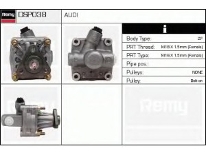 DELCO REMY DSP038 hidraulinis siurblys, vairo sistema 
 Vairavimas -> Vairo pavara/siurblys
026 145 155 B, 026 145 155 BX