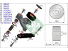 INA 533 0118 10 remonto komplektas, V formos rumbuoto diržo įtempiklis 
 Diržinė pavara -> V formos rumbuotas diržas/komplektas -> Įtempiklis