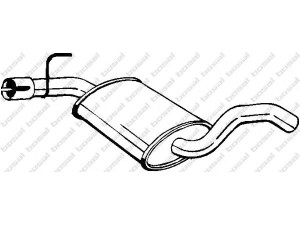 BOSAL 233-693 vidurinis duslintuvas 
 Išmetimo sistema -> Duslintuvas
1H0 253 409 B, 1H0 253 409 Q, JZW 253 409 A