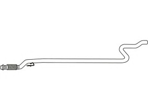 FENNO P1725 išleidimo kolektorius 
 Išmetimo sistema -> Išmetimo vamzdžiai
1717-RQ