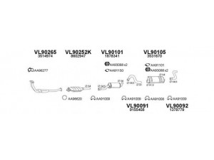 VENEPORTE 900122 išmetimo sistema 
 Išmetimo sistema -> Išmetimo sistema, visa