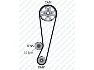 DAYCO 94290 paskirstymo diržas 
 Techninės priežiūros dalys -> Papildomas remontas
1356809030, 1356816060, 1356816061