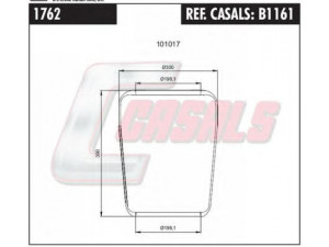 CASALS B1161 dėklas, pneumatinė pakaba
161209, 161210, 196035, 0578361