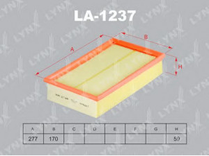 LYNXauto LA-1237 oro filtras 
 Techninės priežiūros dalys -> Techninės priežiūros intervalai
111 094 00 04, A 111 094 00 04