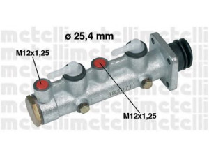METELLI 05-0140 pagrindinis cilindras, stabdžiai
4797844