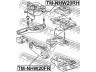 FEBEST TM-NHW20RH variklio montavimas 
 Variklis -> Variklio montavimas -> Variklio montavimo rėmas
12305-21190