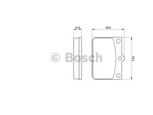 BOSCH 0 986 467 031 stabdžių trinkelių rinkinys, diskinis stabdys 
 Techninės priežiūros dalys -> Papildomas remontas