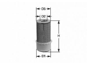 CLEAN FILTERS MA3075 oro filtras 
 Techninės priežiūros dalys -> Techninės priežiūros intervalai
MD620563, MR239466, MR323949, MZ311786