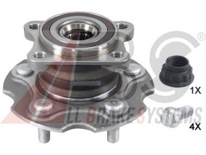 A.B.S. 201486 rato guolio komplektas 
 Ašies montavimas/vairavimo mechanizmas/ratai -> Rato stebulė/montavimas -> Rato guolis
4241042040