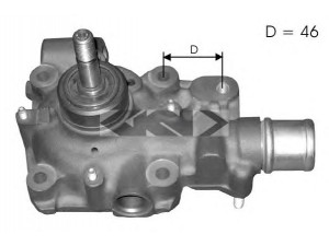 SPIDAN 91509 vandens siurblys 
 Aušinimo sistema -> Vandens siurblys/tarpiklis -> Vandens siurblys
5001853804, 500362859