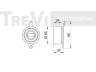 TREVI AUTOMOTIVE TD1391 kreipiantysis skriemulys, paskirstymo diržas 
 Diržinė pavara -> Paskirstymo diržas/komplektas -> Laisvasis/kreipiamasis skriemulys
14510PV0003