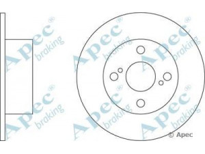 APEC braking DSK2306 stabdžių diskas 
 Dviratė transporto priemonės -> Stabdžių sistema -> Stabdžių diskai / priedai
4243112190