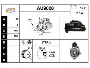 SNRA AU9028 starteris 
 Elektros įranga -> Starterio sistema -> Starteris
03G911023