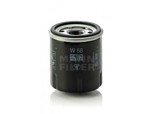 MANN-FILTER W 68 alyvos filtras 
 Techninės priežiūros dalys -> Techninės priežiūros intervalai
MD134953, 77 00 112 686, 77 00 863 124