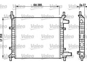 VALEO 731992 radiatorius, variklio aušinimas 
 Aušinimo sistema -> Radiatorius/alyvos aušintuvas -> Radiatorius/dalys