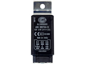 HELLA 4DN 008 768-121 posūkio rodiklio pertraukiklis 
 Elektros įranga -> Relė
05835410, 019591, 3 676 177 M91