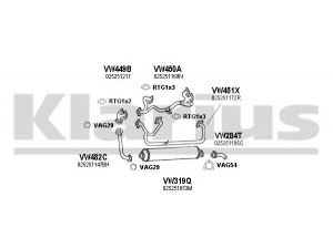 KLARIUS 930731U išmetimo sistema 
 Išmetimo sistema -> Išmetimo sistema, visa