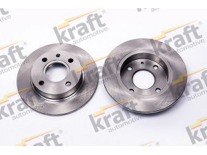 KRAFT AUTOMOTIVE 6042090 stabdžių diskas 
 Dviratė transporto priemonės -> Stabdžių sistema -> Stabdžių diskai / priedai
1107767, 5022652, 5022653, 6191061