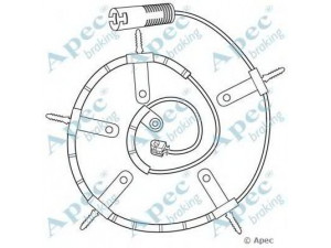 APEC braking WIR5145 susidėvėjimo indikatorius, stabdžių trinkelė 
 Stabdžių sistema -> Susidėvėjimo indikatorius, stabdžių trinkelės
34356778175