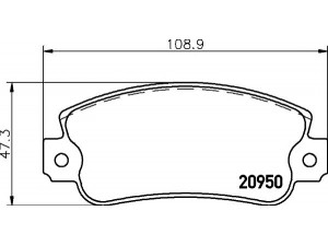 TEXTAR 2095005 stabdžių trinkelių rinkinys, diskinis stabdys 
 Techninės priežiūros dalys -> Papildomas remontas
71770983, 792589, 793325