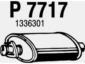 FENNO P7717 vidurinis duslintuvas 
 Išmetimo sistema -> Duslintuvas
1338301