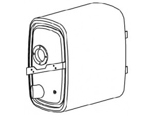 DINEX 51377 galinis duslintuvas 
 Išmetimo sistema -> Duslintuvas
001.490.4814, 001.490.4814