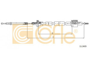 COFLE 11.2435 sankabos trosas 
 Dviratė transporto priemonės -> Kabeliai ir tachometro velenaai -> Sankabos trosas
6966930, 7105817
