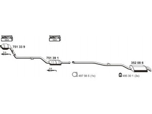 ERNST 040417 išmetimo sistema 
 Išmetimo sistema -> Išmetimo sistema, visa