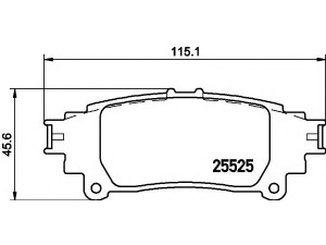 HELLA 8DB 355 020-001 stabdžių trinkelių rinkinys, diskinis stabdys 
 Techninės priežiūros dalys -> Papildomas remontas
0446630280, 0446630281, 0446630310