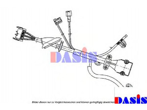 AKS DASIS 742220N pūtiklio jungiklis, šildymas/ventiliacija