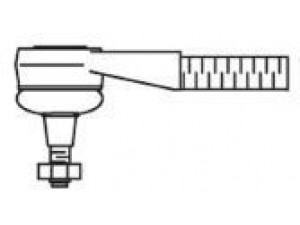 FRAP 962 skersinės vairo trauklės galas 
 Vairavimas -> Vairo mechanizmo sujungimai
0003386010, 0003386210