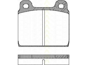 TRISCAN 8110 10203 stabdžių trinkelių rinkinys, diskinis stabdys 
 Techninės priežiūros dalys -> Papildomas remontas
1,05E+11, 1,05E+13, 1,06E+11, 1,40E+11