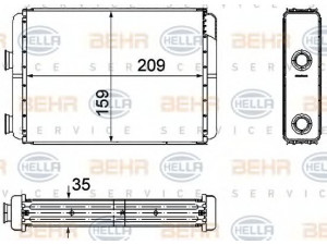 HELLA 8FH 351 308-251 šilumokaitis, salono šildymas 
 Šildymas / vėdinimas -> Šilumokaitis
46722928, 46722950
