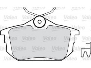 VALEO 598319 stabdžių trinkelių rinkinys, diskinis stabdys 
 Techninės priežiūros dalys -> Papildomas remontas
M620770, M850978, MN125772, MW30620770