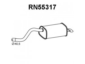 VENEPORTE RN55317 galinis duslintuvas 
 Išmetimo sistema -> Duslintuvas
8200500948