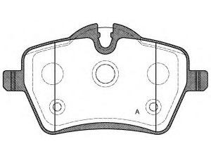OPEN PARTS BPA1277.00 stabdžių trinkelių rinkinys, diskinis stabdys 
 Techninės priežiūros dalys -> Papildomas remontas
34116770251, 34116778320, 34119804735