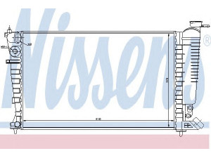 NISSENS 61368 radiatorius, variklio aušinimas 
 Aušinimo sistema -> Radiatorius/alyvos aušintuvas -> Radiatorius/dalys
1331.HR, 1331.QH, 96050670