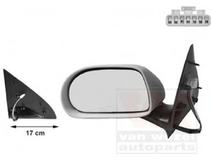 VAN WEZEL 1757807 išorinis veidrodėlis 
 Kėbulas -> Langai/veidrodėliai -> Veidrodėlis
0735250937, 735250937, 711055099