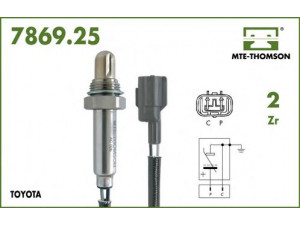 MTE-THOMSON 7869.25.048 lambda jutiklis 
 Variklis -> Variklio elektra
89465-12380, 89465-16110, 89465-20250