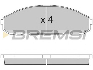 BREMSI BP2762 stabdžių trinkelių rinkinys, diskinis stabdys 
 Techninės priežiūros dalys -> Papildomas remontas
4106037J91, 4106037J93, D106037J90