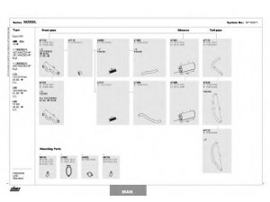 DINEX 147100071 išmetimo sistema 
 Išmetimo sistema -> Išmetimo sistema, visa