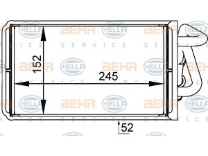 HELLA 8FH 351 333-001 šilumokaitis, salono šildymas 
 Šildymas / vėdinimas -> Šilumokaitis
1 098 223, 1 113 756, 1 140 765