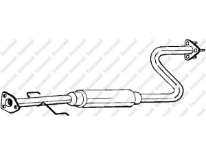 BOSAL 280-047 vidurinis duslintuvas 
 Išmetimo sistema -> Duslintuvas
GEX-33512, WCE-10109