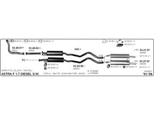 IMASAF 561000071 išmetimo sistema 
 Išmetimo sistema -> Išmetimo sistema, visa
