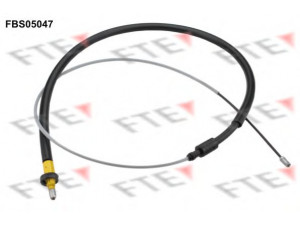 FTE FBS05047 trosas, stovėjimo stabdys 
 Stabdžių sistema -> Valdymo svirtys/trosai
474659, 9671814180