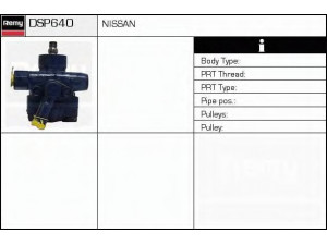 DELCO REMY DSP640 hidraulinis siurblys, vairo sistema 
 Vairavimas -> Vairo pavara/siurblys